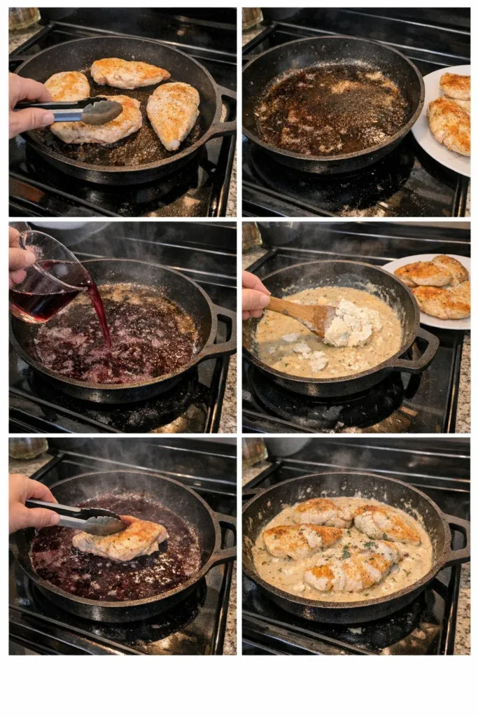 Creamy Boursin Cheese Chicken Dinner - Easy 30-Minute Weeknight Recipe 8 Boursin Cheese Chicken