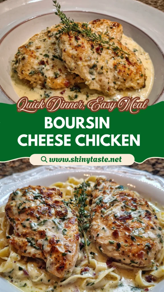 Creamy Boursin Cheese Chicken Dinner - Easy 30-Minute Weeknight Recipe 10 Boursin Cheese Chicken
