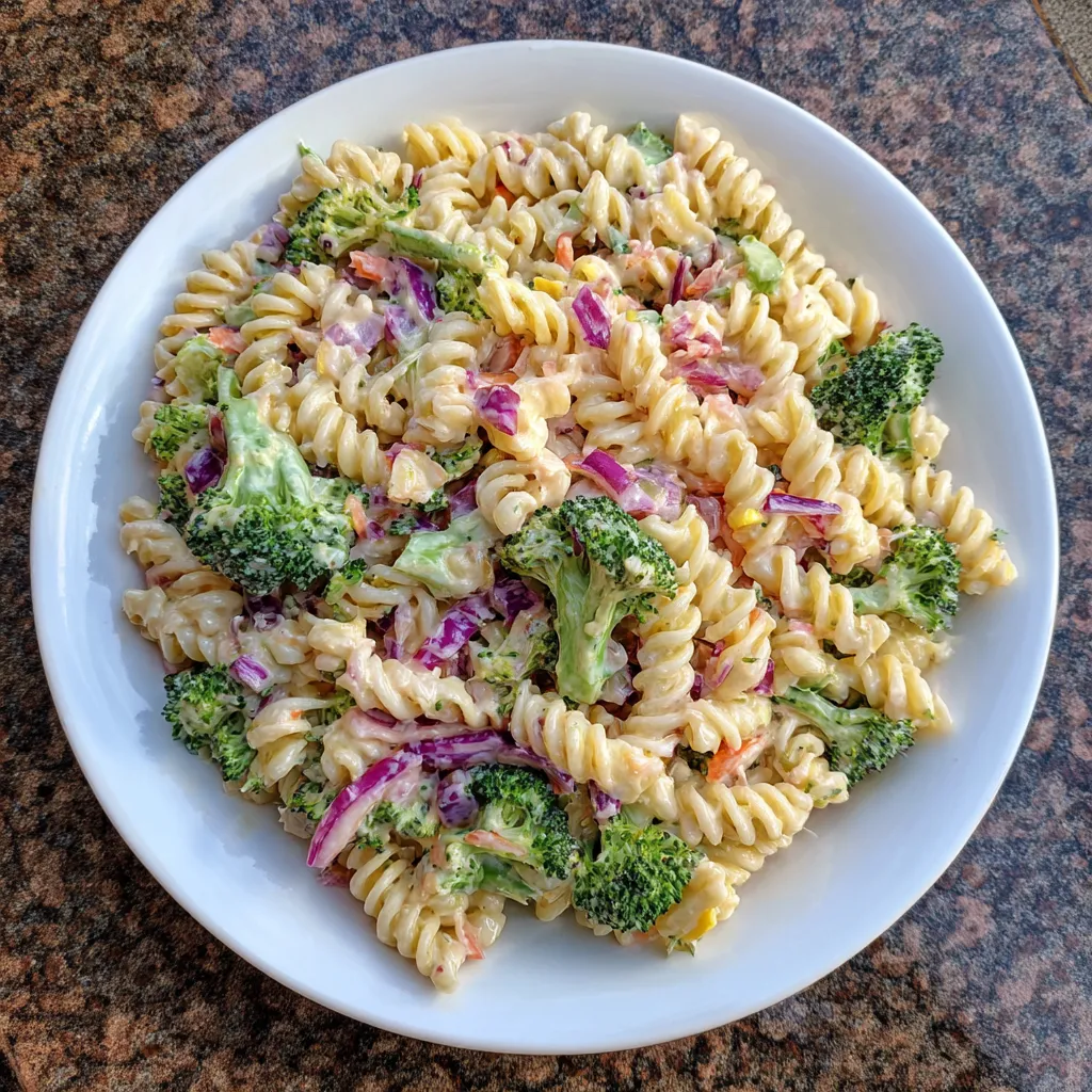 Broccoli Cheddar Pasta Salad – Easy, Creamy Side for Any Meal 9 Broccoli Cheddar Pasta Salad
