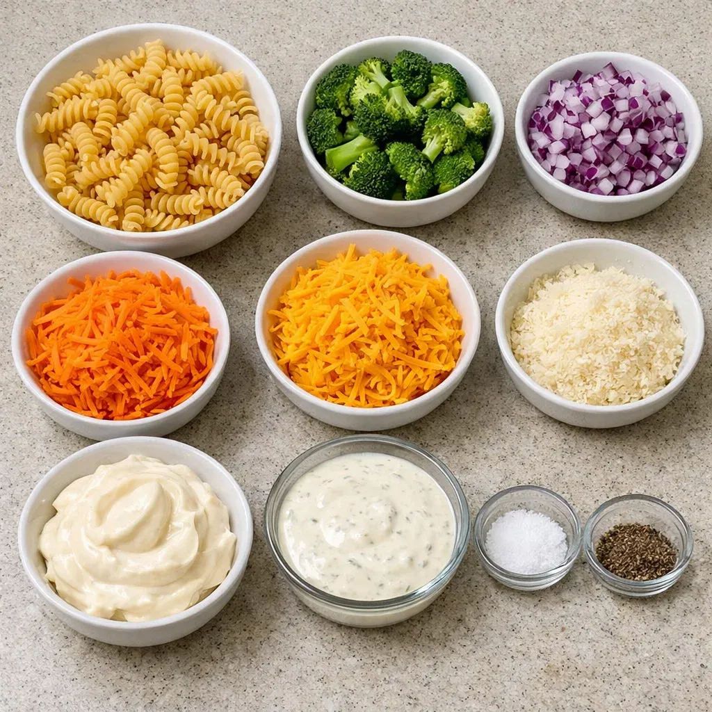 Broccoli Cheddar Pasta Salad – Easy, Creamy Side for Any Meal 7 Broccoli Cheddar Pasta Salad