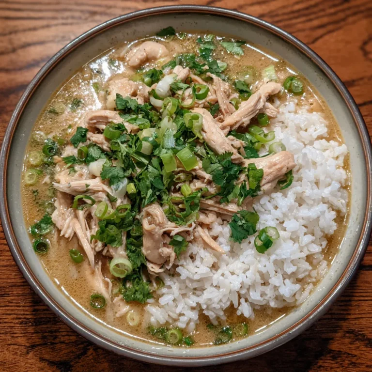 Brothy Miso Ginger Chicken with Rice