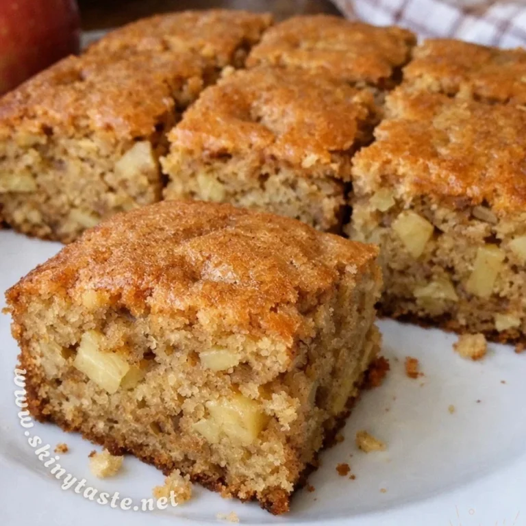 Brown Sugar Apple Vanilla Snack Cake