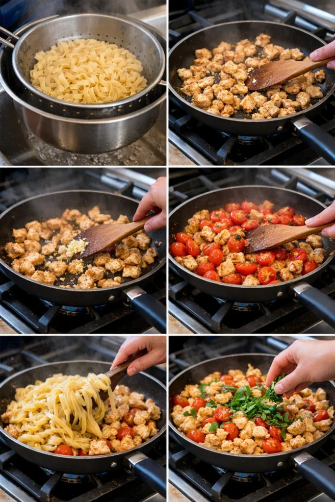 Bruschetta Chicken Pasta