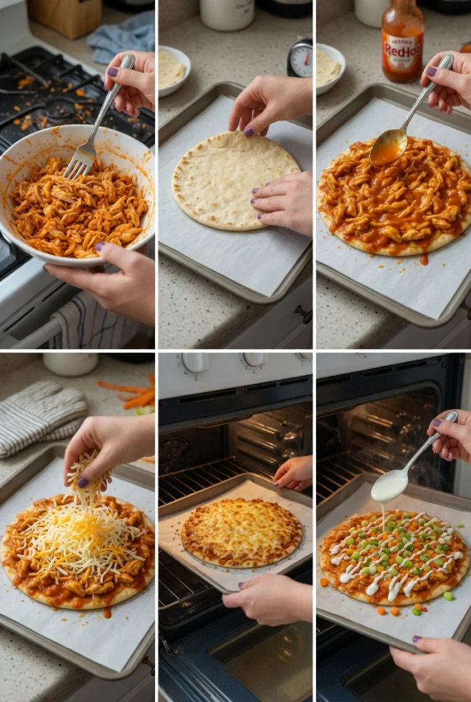 Buffalo Chicken Flatbread