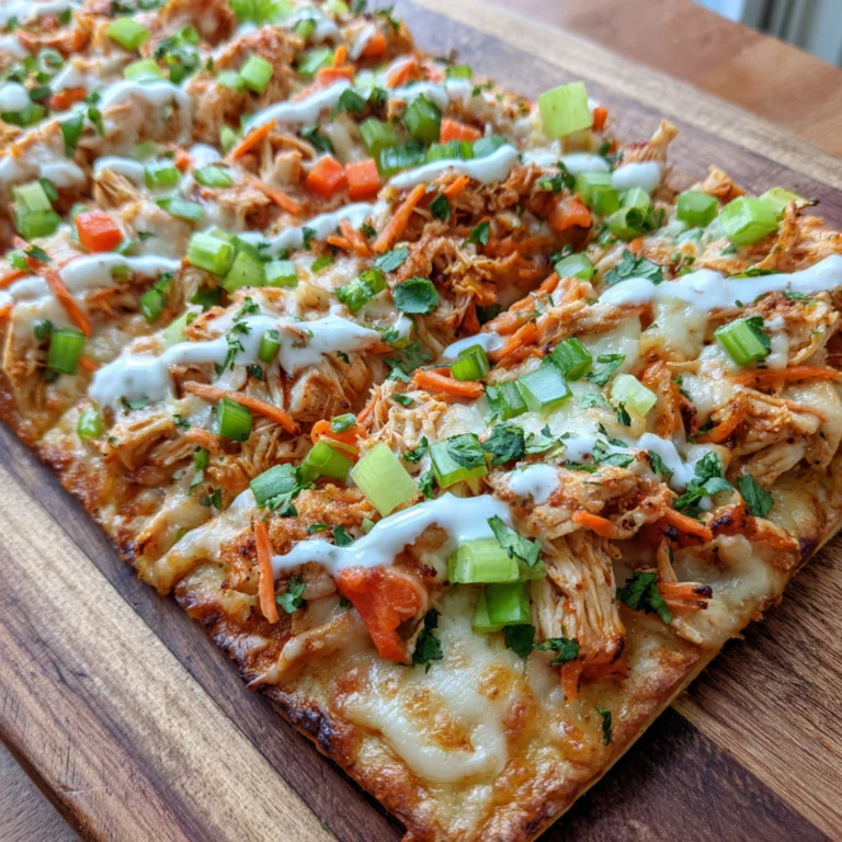 Buffalo Chicken Flatbread