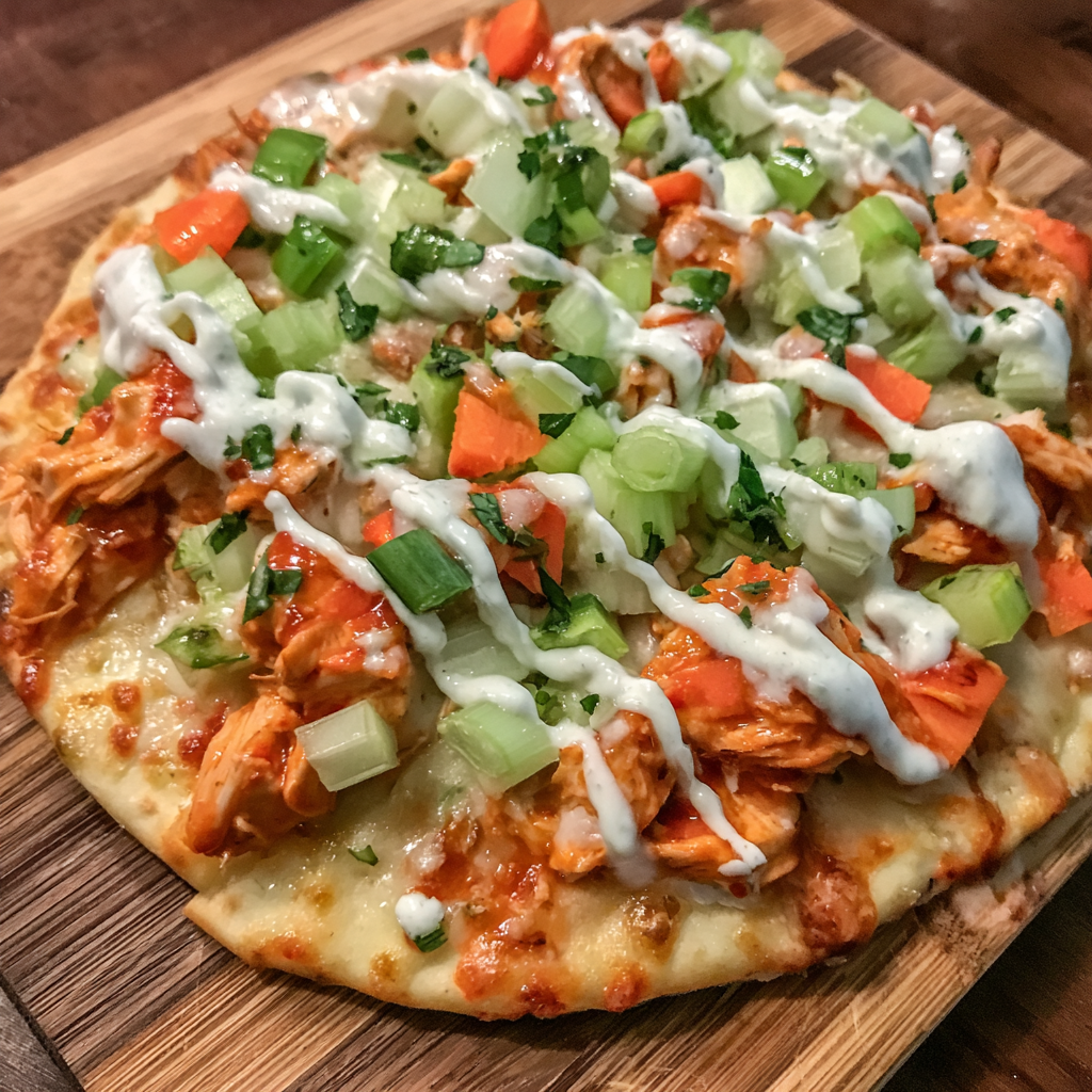 Buffalo Chicken Flatbread