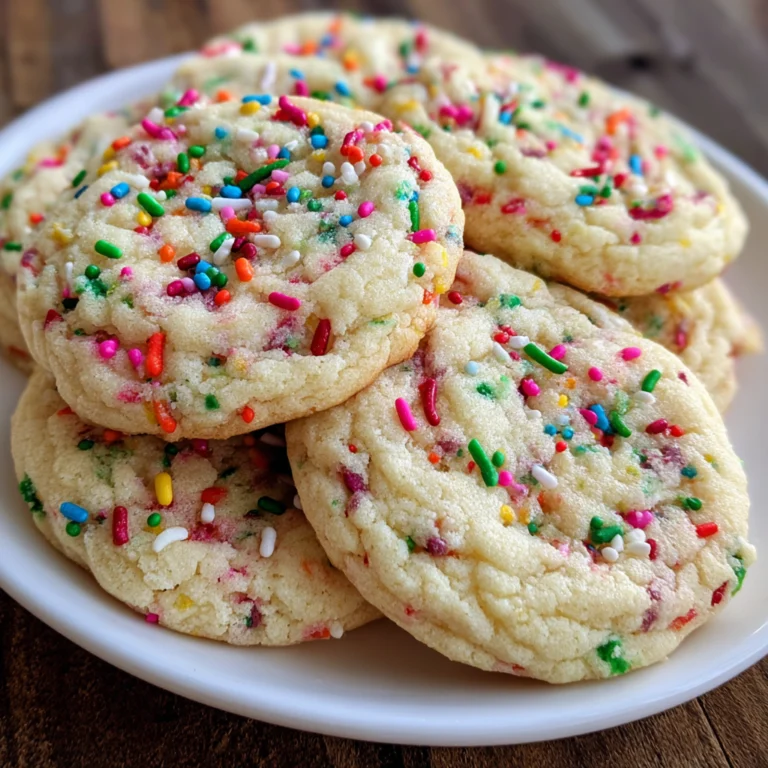 Cake Batter Sugar Cookies