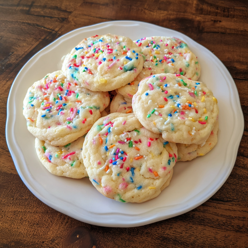Cake Batter Sugar Cookies