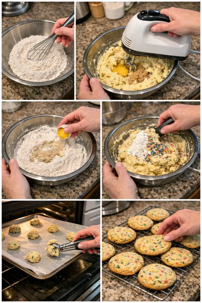 Cake Batter Sugar Cookies