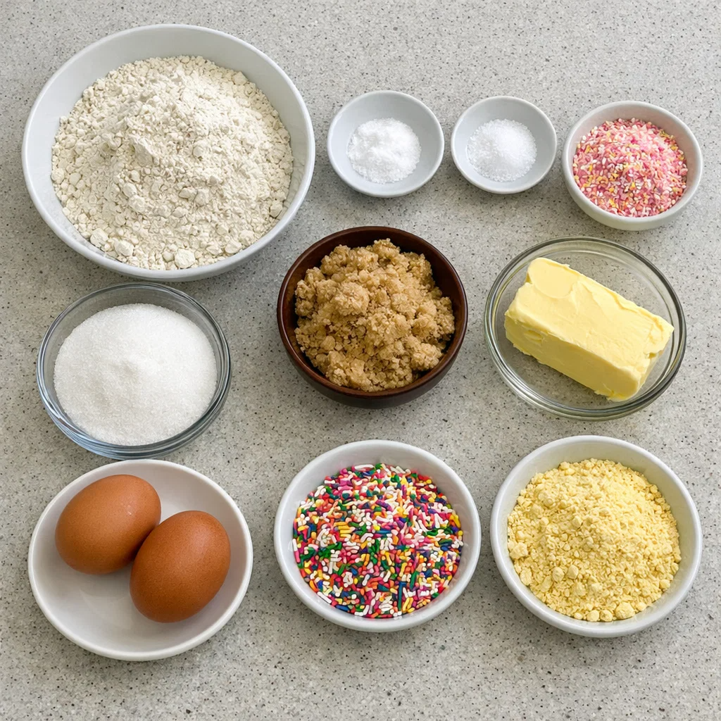Cake Batter Sugar Cookies