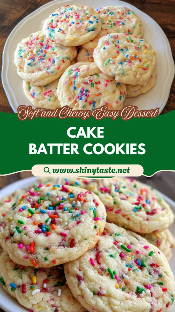 Cake Batter Sugar Cookies