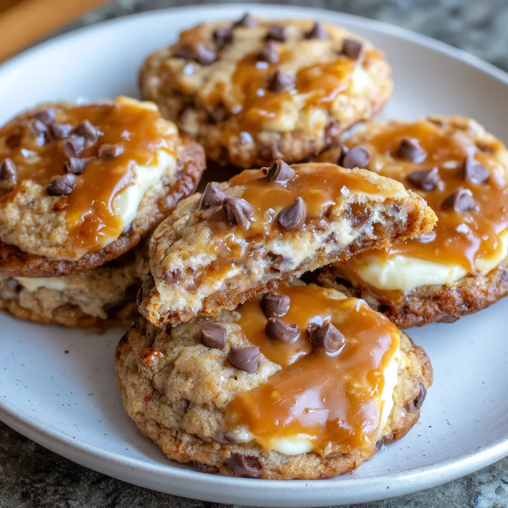 Irresistible Caramel Cheesecake Cookies – Soft, Chewy, Sweet Delight 9 Caramel Cheesecake Cookies