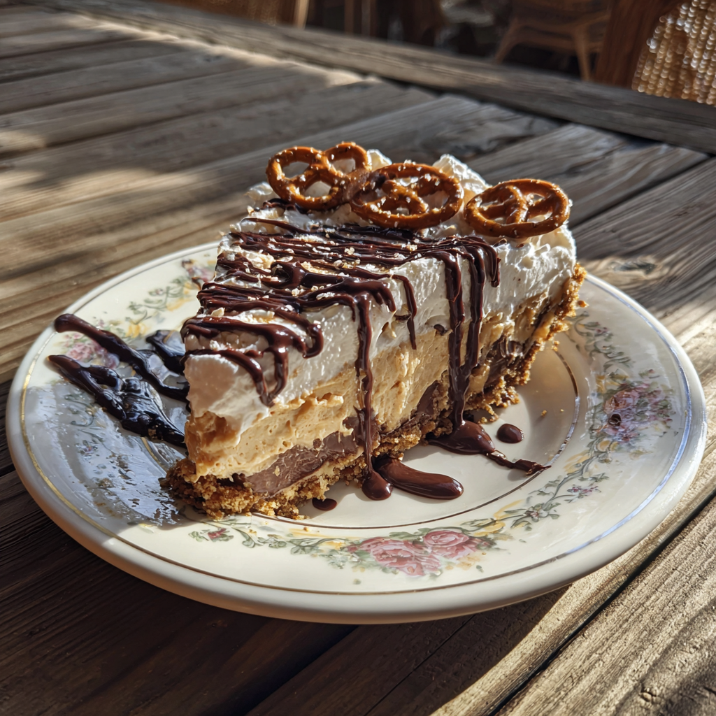Chocolate Peanut Butter Pretzel Pie – Easy No‑Bake Dessert 9 Chocolate Peanut Butter Pretzel Pie