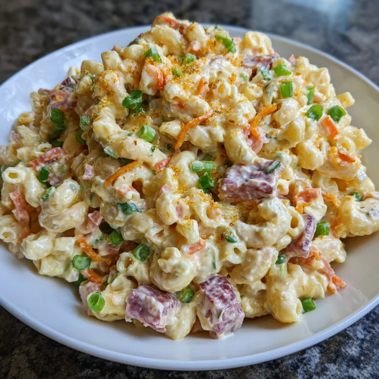 Classic Hawaiian Macaroni Salad