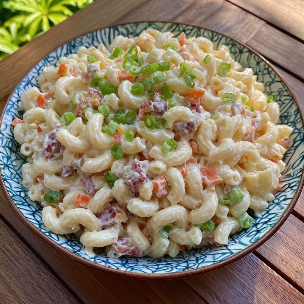 Classic Hawaiian Macaroni Salad