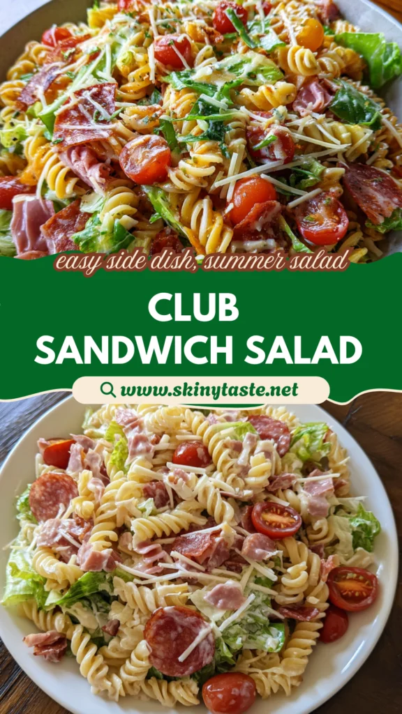 Club Sandwich Pasta Salad
