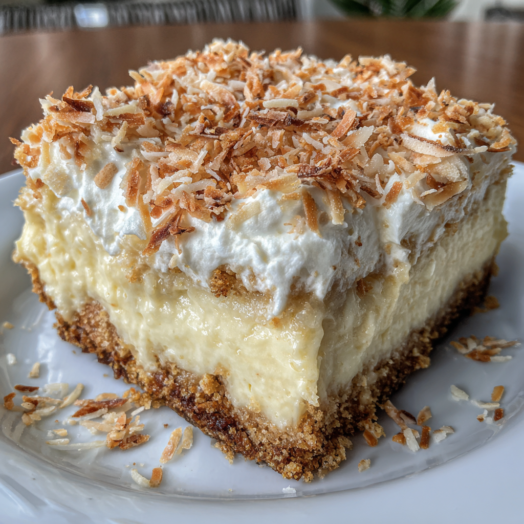 14+ Easy No Bake Desserts for Summer 5 Coconut Cream Dream Bars