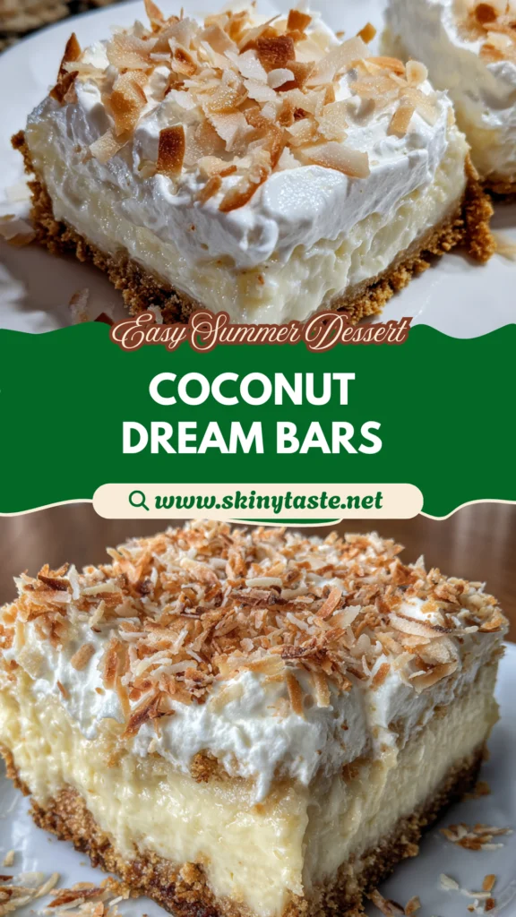 Coconut Cream Dream Bars