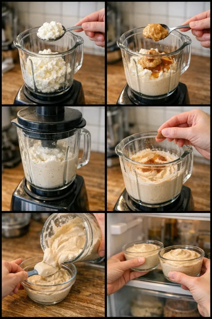 Cottage Cheese Peanut Butter Mousse