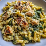 Creamy Chicken Pesto Pasta