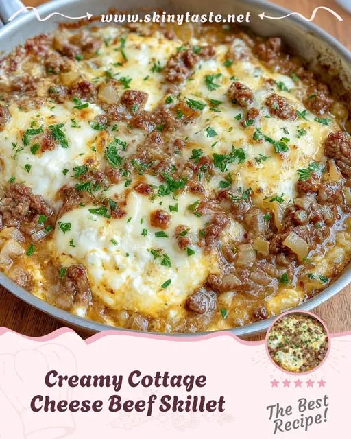 Creamy Cottage Cheese Beef Skillet 8 Creamy Cottage Cheese Beef Skillet