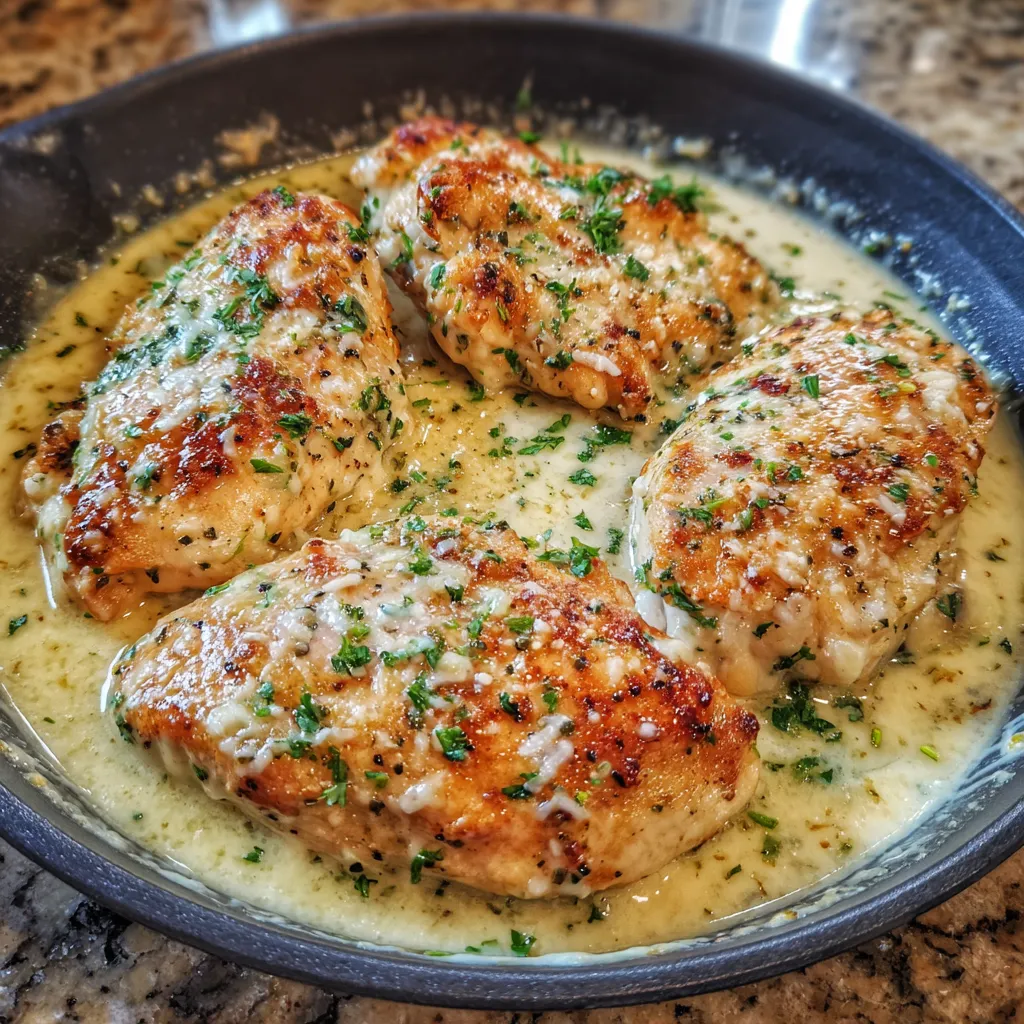 Creamy Parmesan Baked Chicken