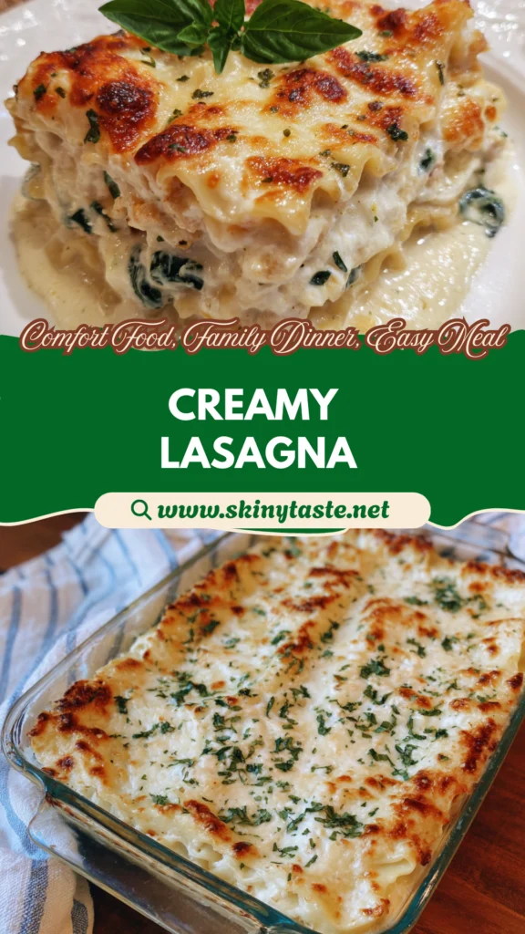 Creamy White Lasagna Delight