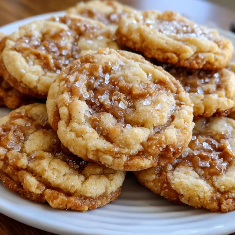 Crinkly Crackly Butter Toffee Sugar Cookies
