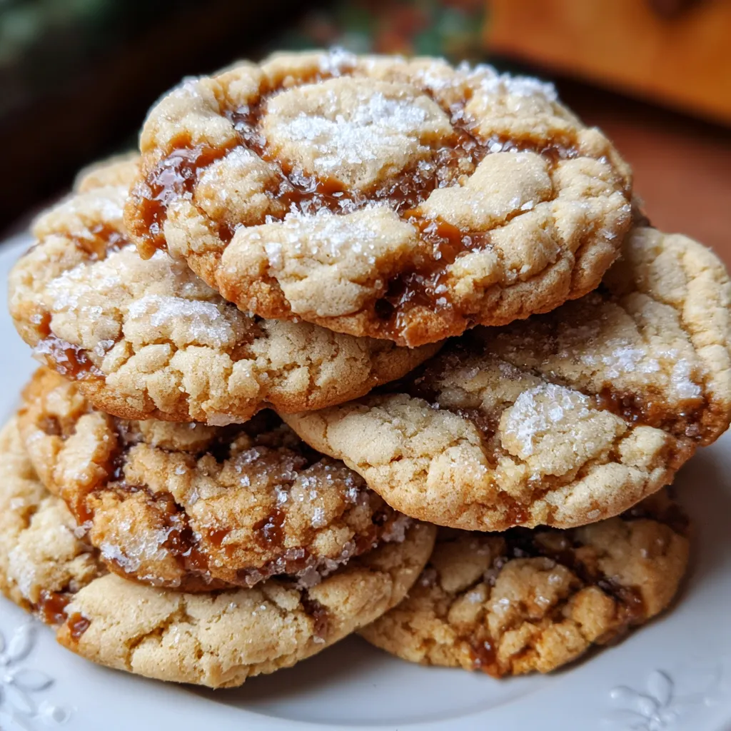 Crinkly Crackly Butter Toffee Sugar Cookies