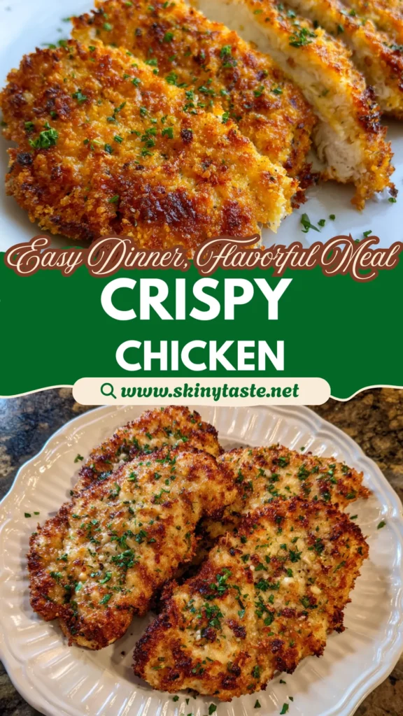 Crispy Baked Parmesan Chicken