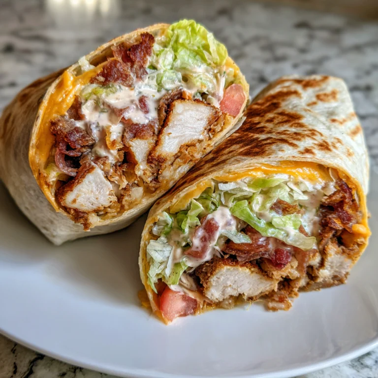 Crispy Chicken Smoked Beef Ranch Wrap