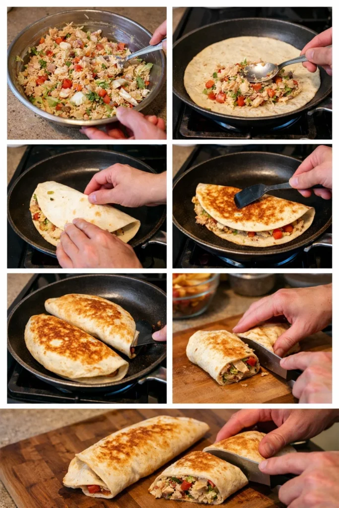 Crispy Chicken Smoked Beef Ranch Wrap – Easy Lunch Recipe for Days 8 Crispy Chicken Smoked Beef Ranch Wrap