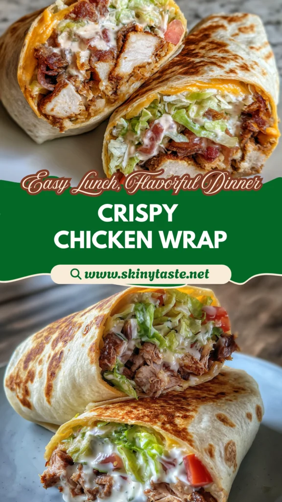 Crispy Chicken Smoked Beef Ranch Wrap – Easy Lunch Recipe for Days 10 Crispy Chicken Smoked Beef Ranch Wrap