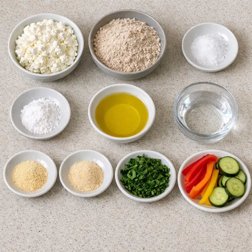 Crispy Cottage Cheese Flatbread Wraps