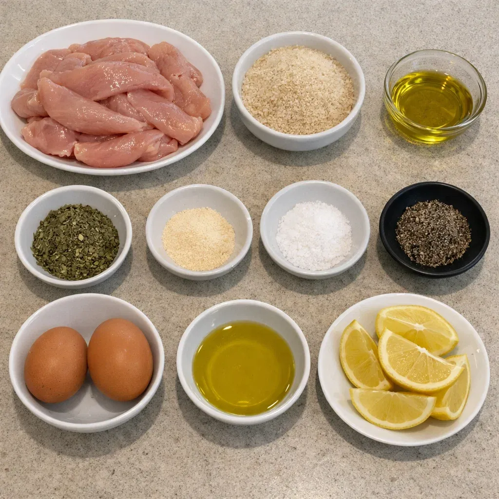 Crispy Greek Chicken Tenders