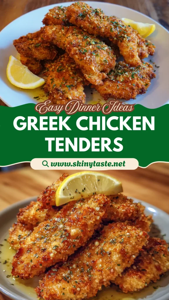 Crispy Greek Chicken Tenders