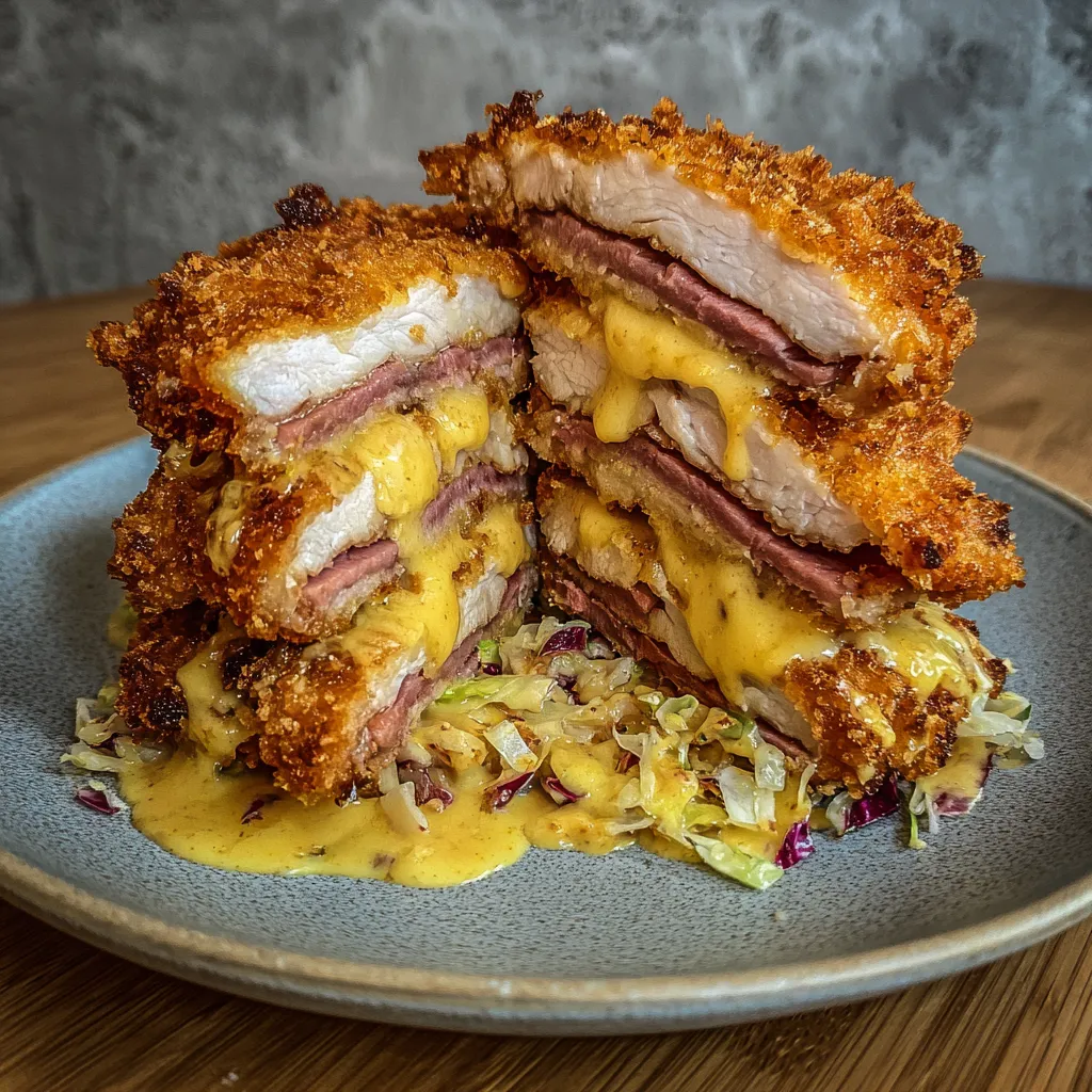 Crispy Malibu Chicken with Smoked Beef