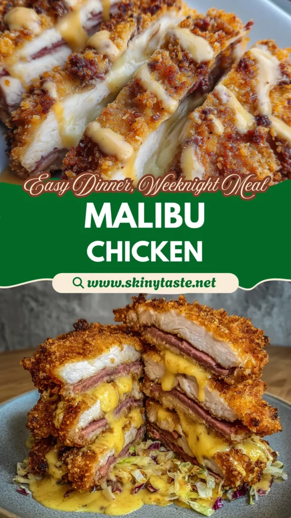 Crispy Malibu Chicken with Smoked Beef