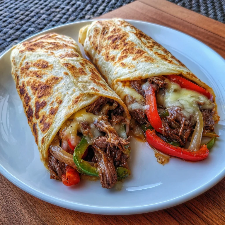 Crispy Philly Cheesesteak Grilled Wraps