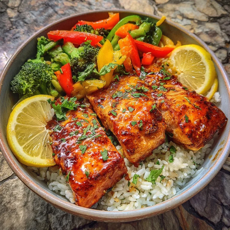 Crispy Salmon and Rice Bowl