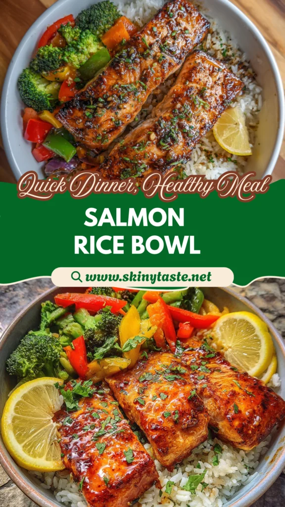 Crispy Salmon and Rice Bowl