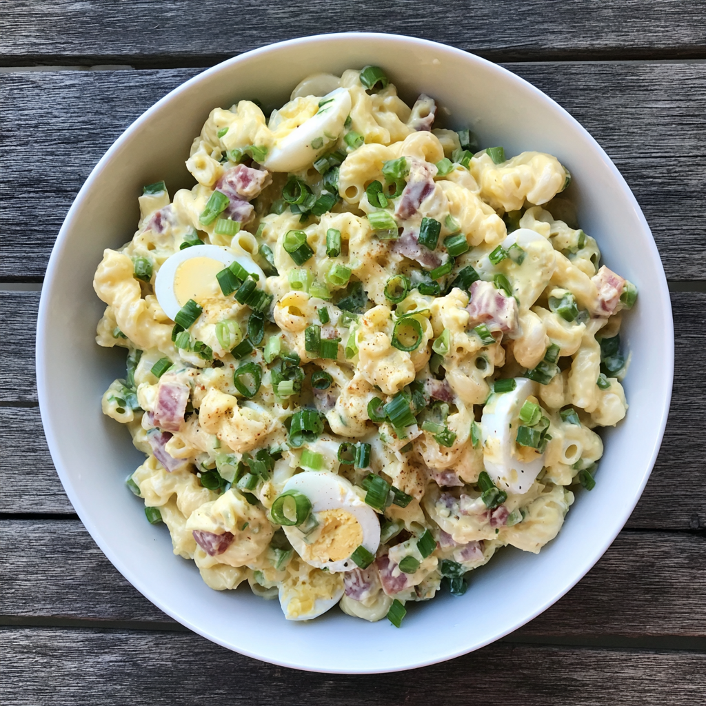 Creamy Deviled Egg Pasta Salad – Easy Picnic Recipe for 6 9 Deviled Egg Pasta Salad