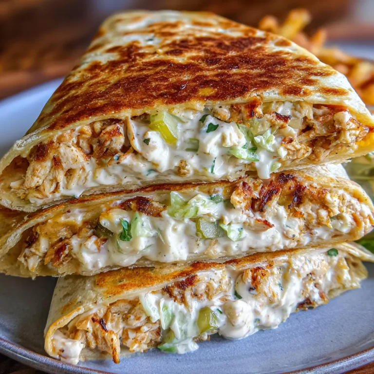 Dill Pickle Ranch Chicken Crunch Wrap Pie