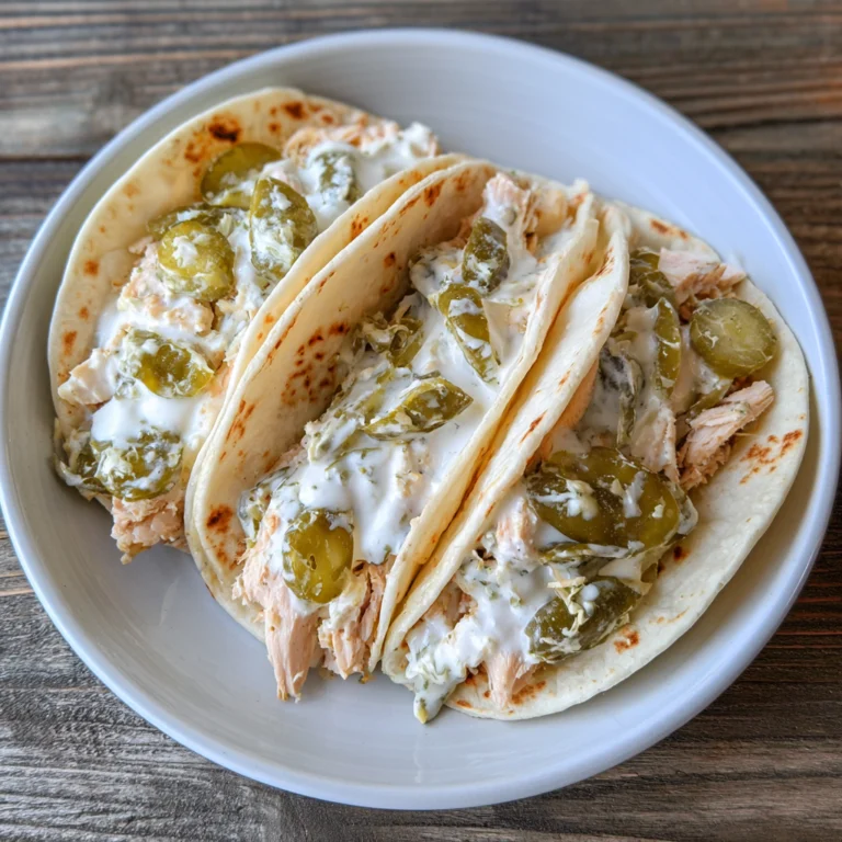 Dill Pickle Ranch Smash Chicken Tacos