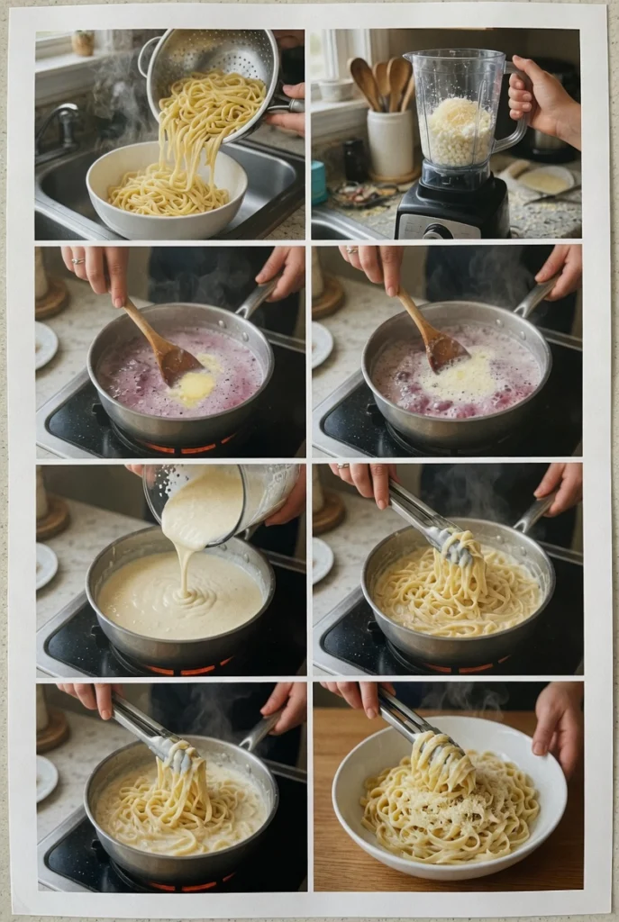 Easy Cottage Cheese Alfredo