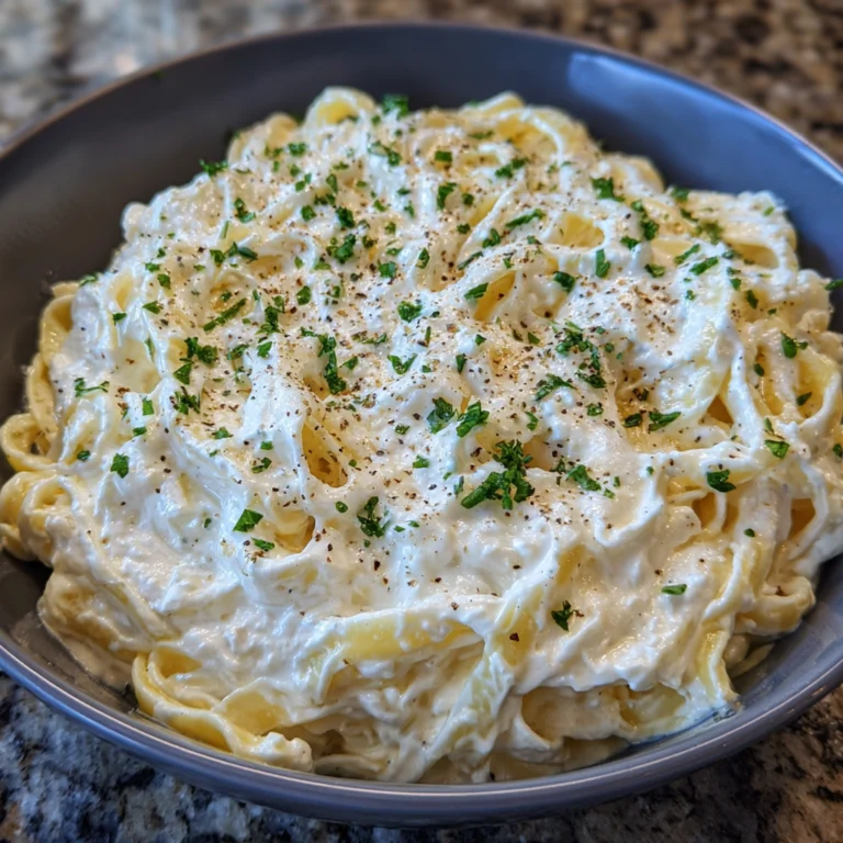 Easy Cottage Cheese Alfredo
