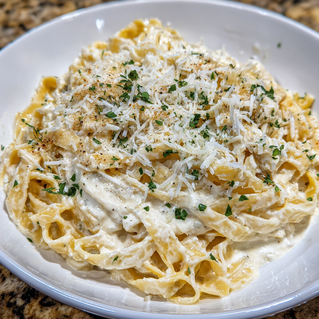 Easy Cottage Cheese Alfredo