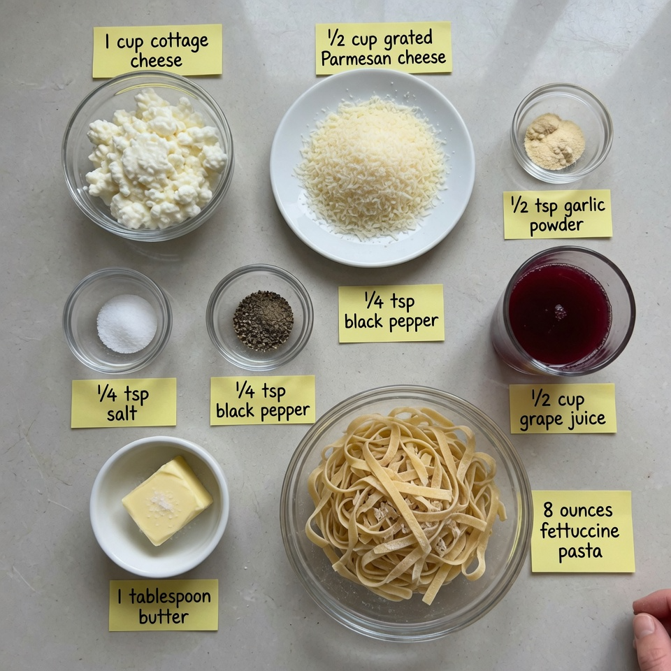 Easy Cottage Cheese Alfredo