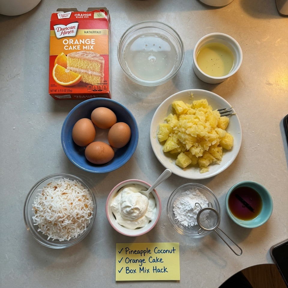 Easy Orange Dreamsicle Cake