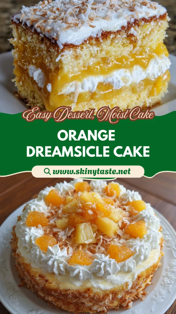 Easy Orange Dreamsicle Cake
